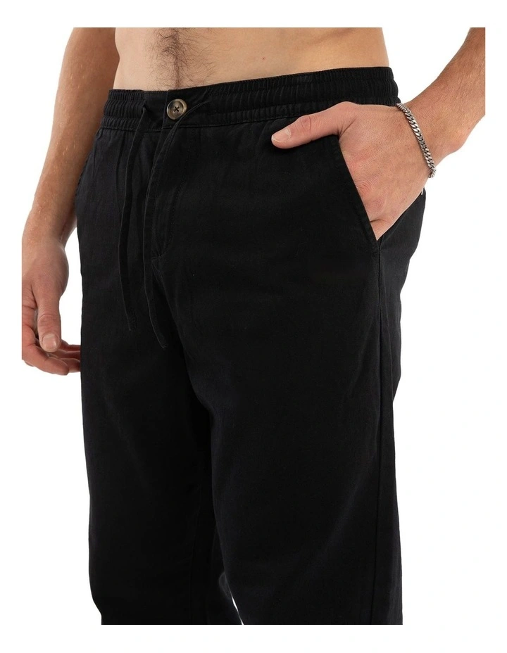Costner Beach Pant in Black image 3