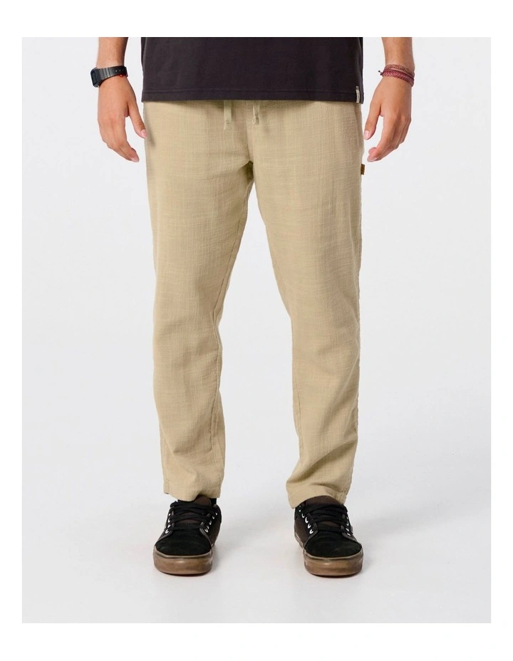 Cruiser Linen Pant in Brown image 1