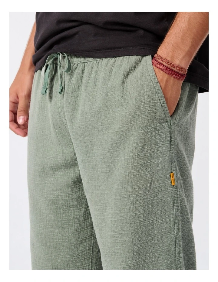 Cruiser Linen Pant in Green image 4