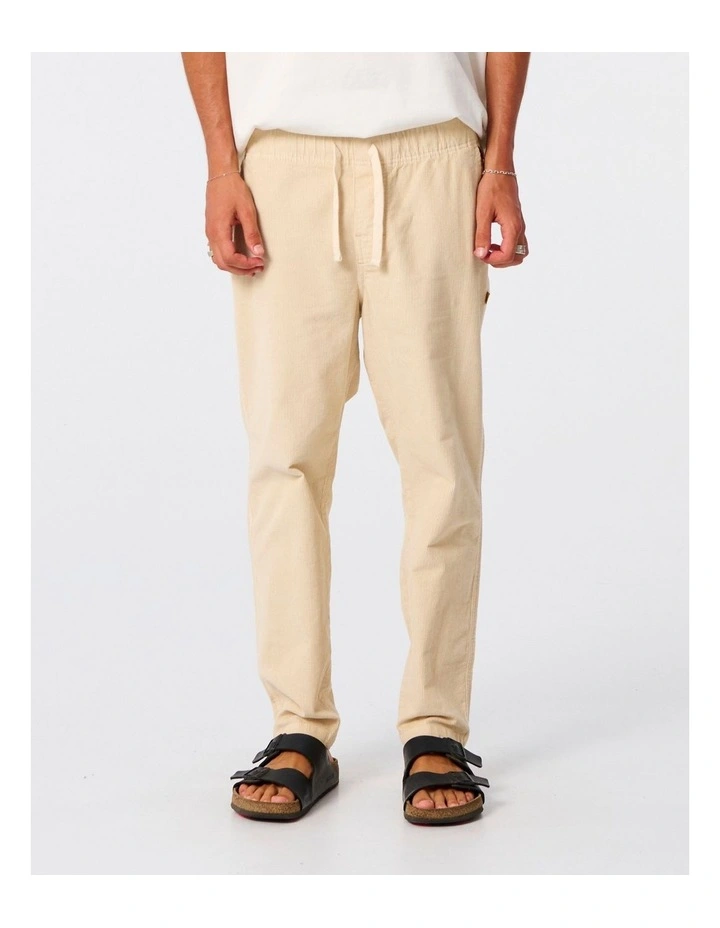 All Day Cord Pant in Cream image 1