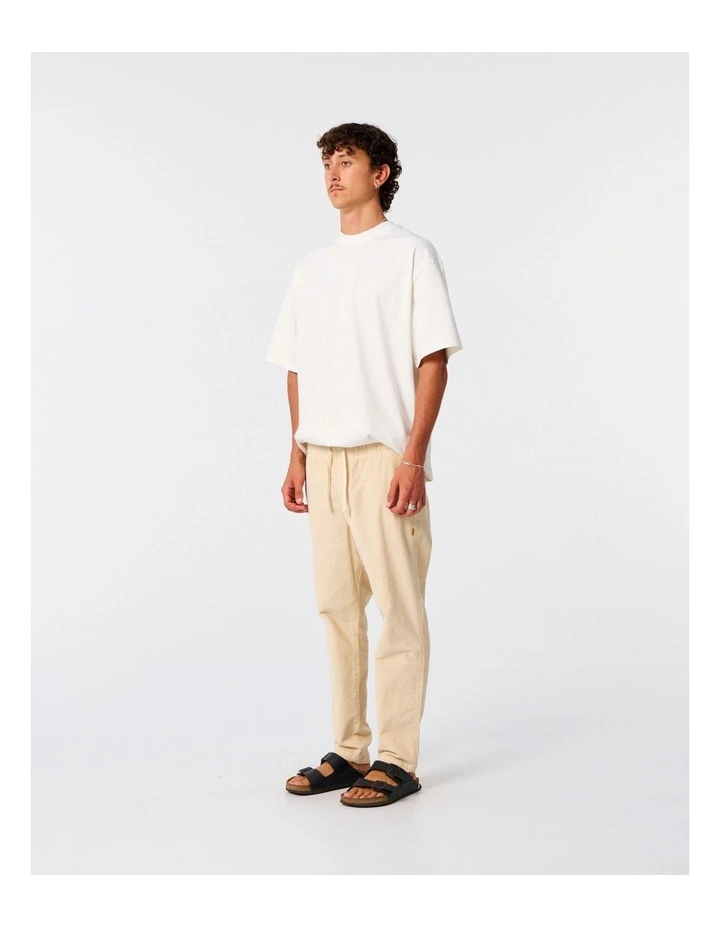 All Day Cord Pant in Cream image 3