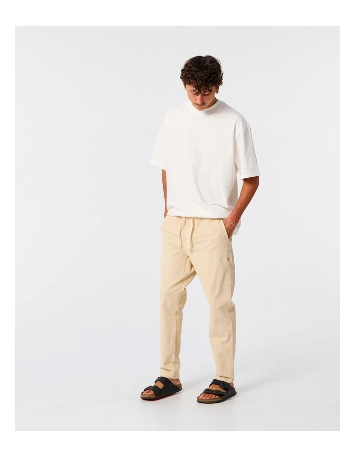 All Day Cord Pant in Cream image 4
