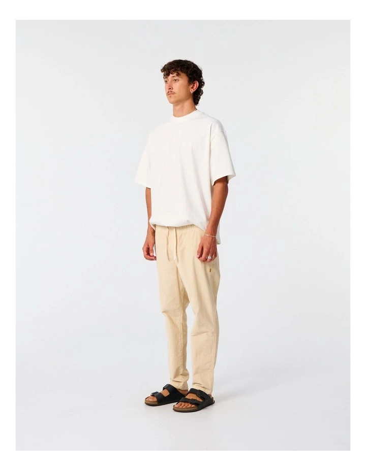 All Day Cord Pant in Cream image 5