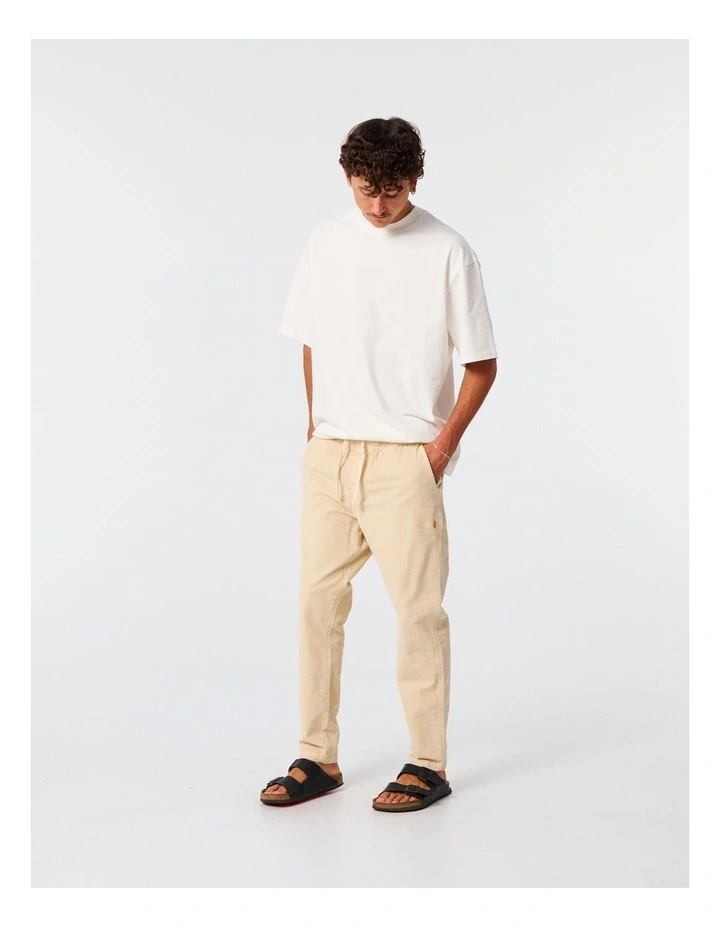 All Day Cord Pant in Cream image 6