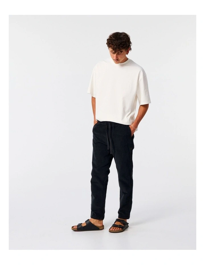 All Day Cord Pant in Black image 3