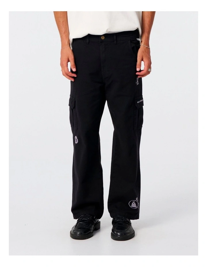 Mojo Cargo Pant in Black image 1