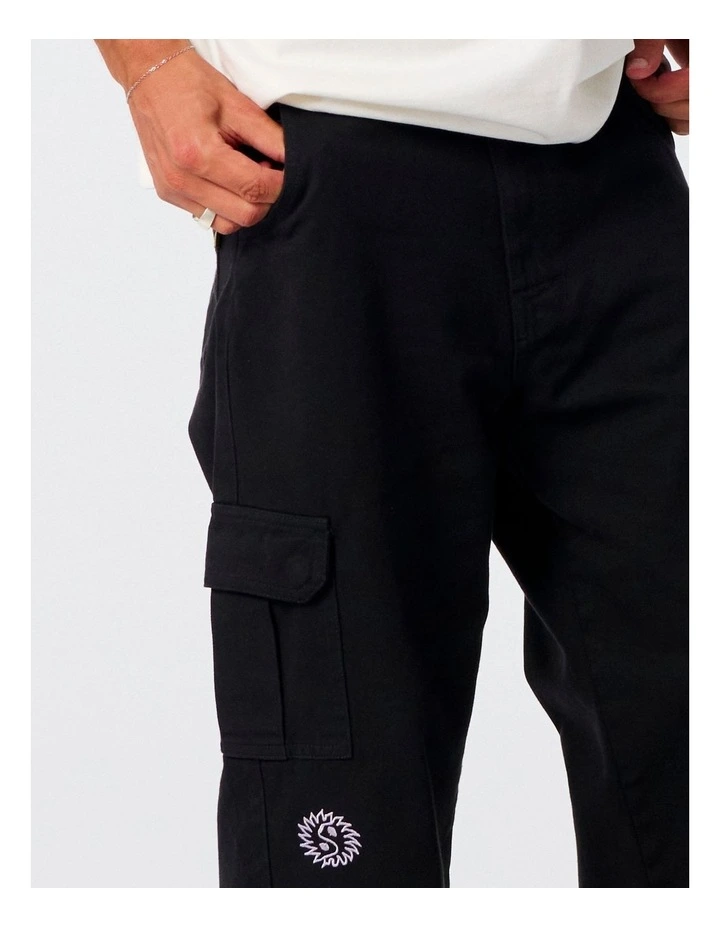 Mojo Cargo Pant in Black image 4