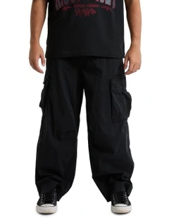 Tank Baggy Cargo Pant in Black