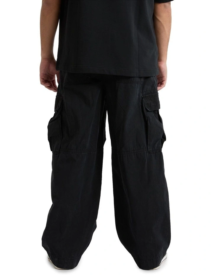 Tank Baggy Cargo Pant in Black image 2