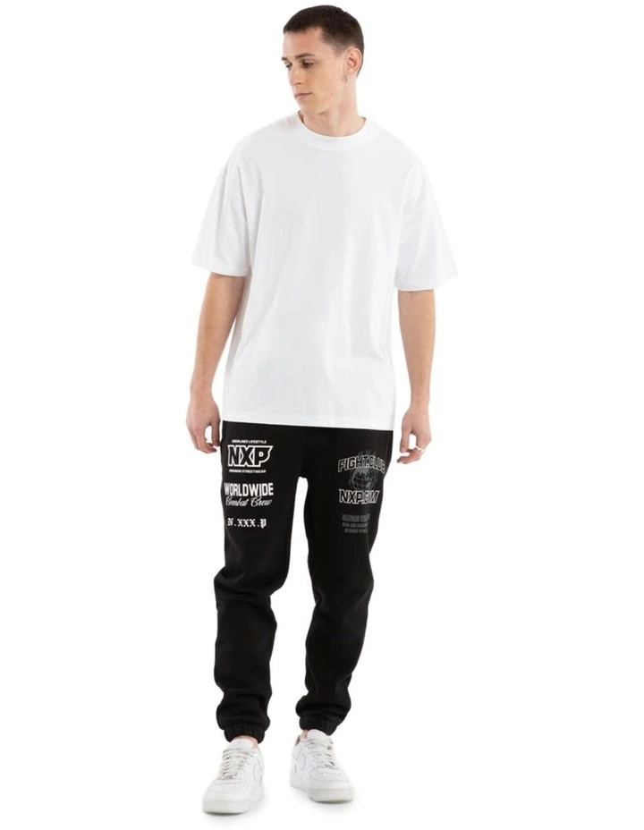 Forge Gym Trackpant in Black image 6