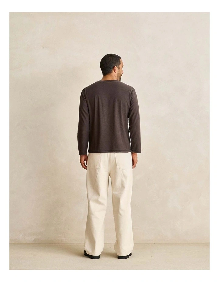 Loose Straight Twill 5-Pkt Pant image 2