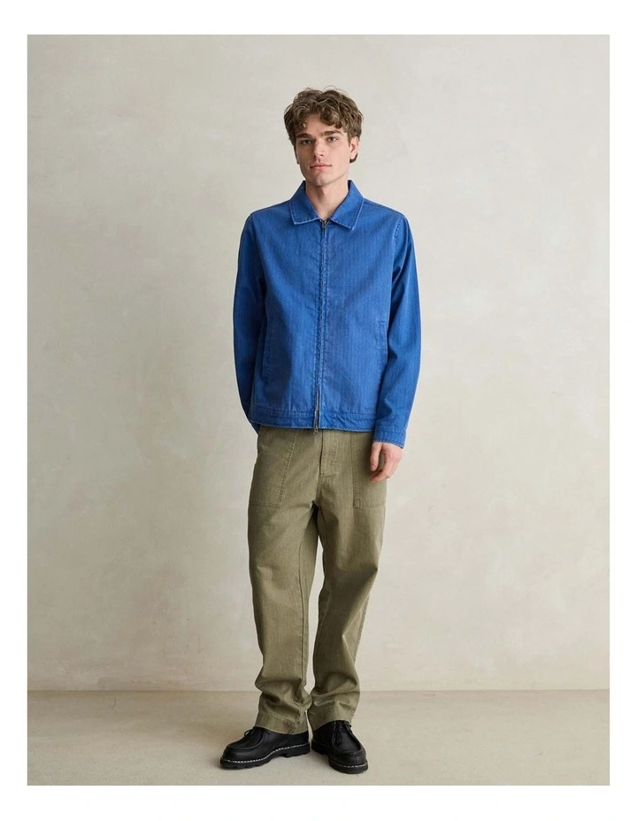 Worn Path Herringbone Loose Taper Pant image 1