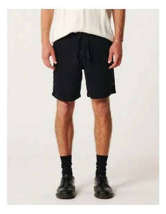 Cruiser Linen Short in Black