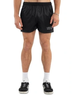 Global Football Shorts in Black
