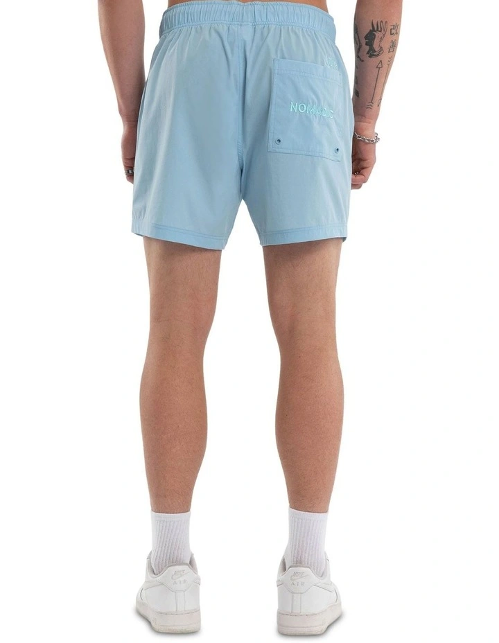 Coral Swim Short 6 Inch in Blue image 2