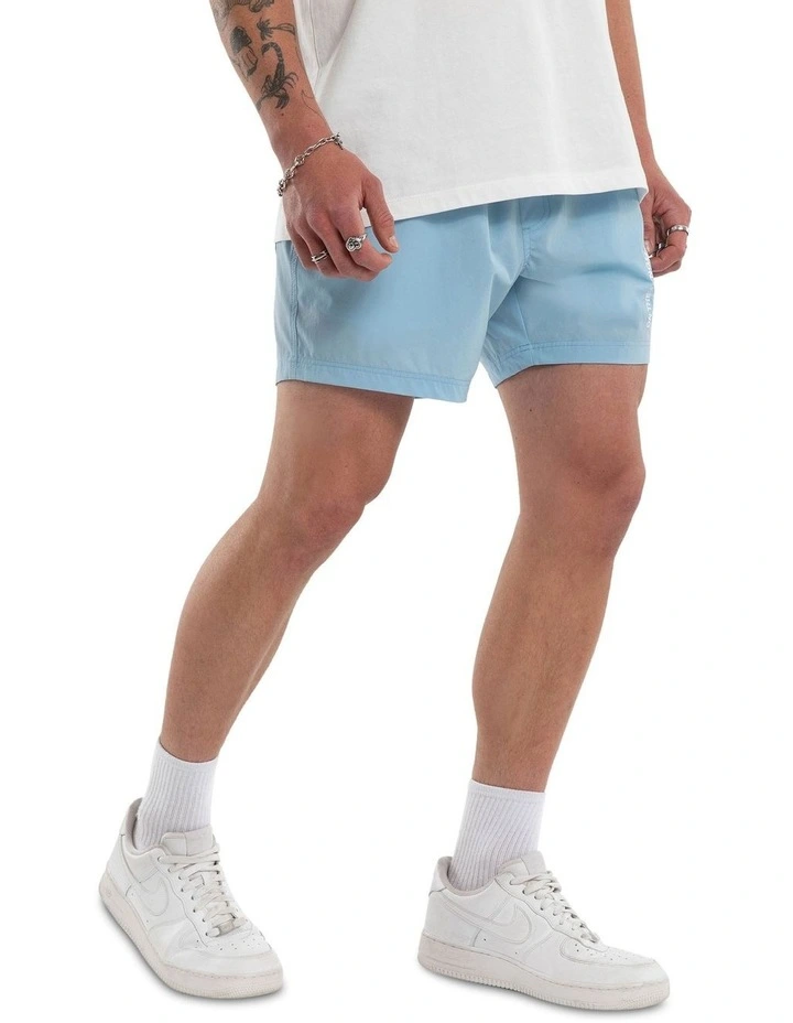 Coral Swim Short 6 Inch in Blue image 5