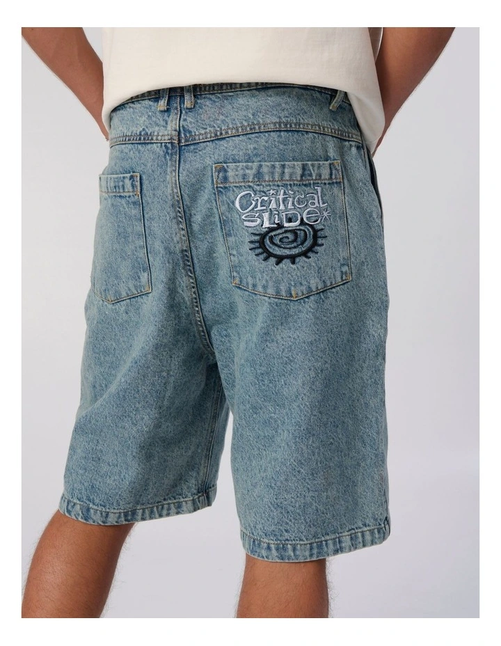 Frank Denim Short in Blue image 5