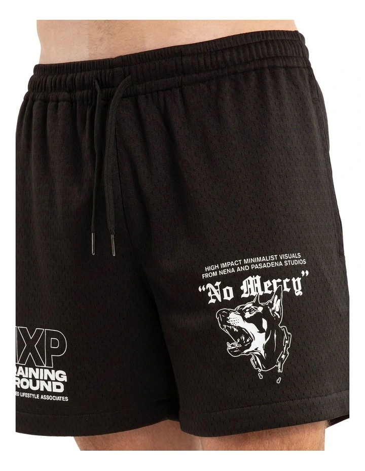 Mercy Trigger Mesh Short in Jet Black image 3