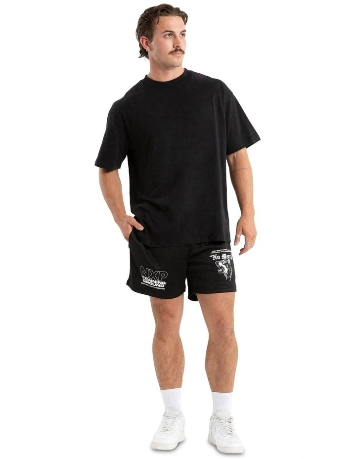 Mercy Trigger Mesh Short in Jet Black image 4