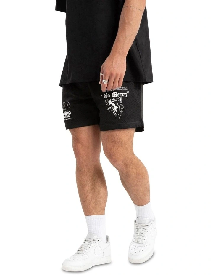 Mercy Trigger Mesh Short in Jet Black image 6