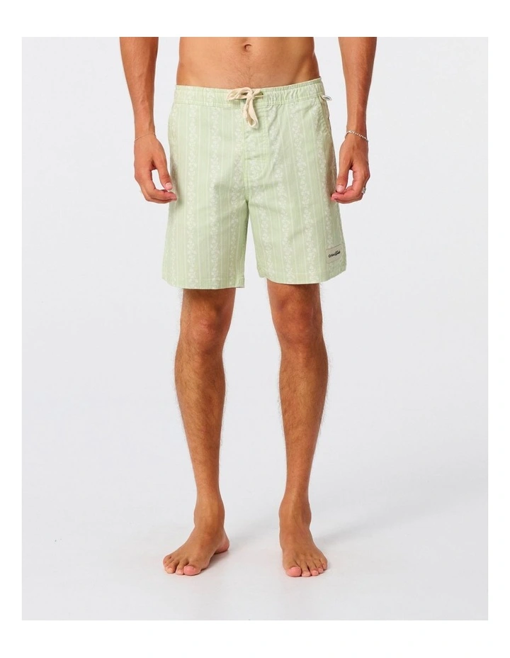 Peace Floral Trunk 16 in Seagrass image 1