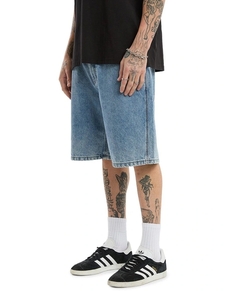 K6 Denim Jort in Blue image 3