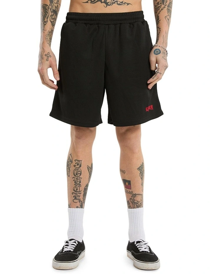 Two Step Basketball Shorts in Black image 1