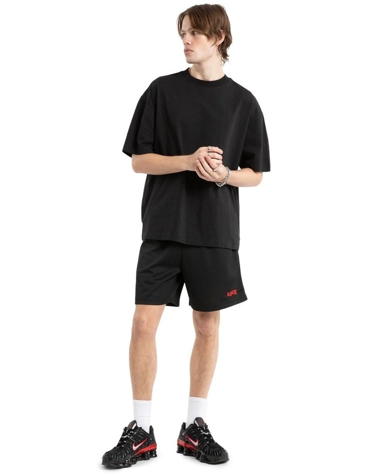 Two Step Basketball Shorts in Black image 4