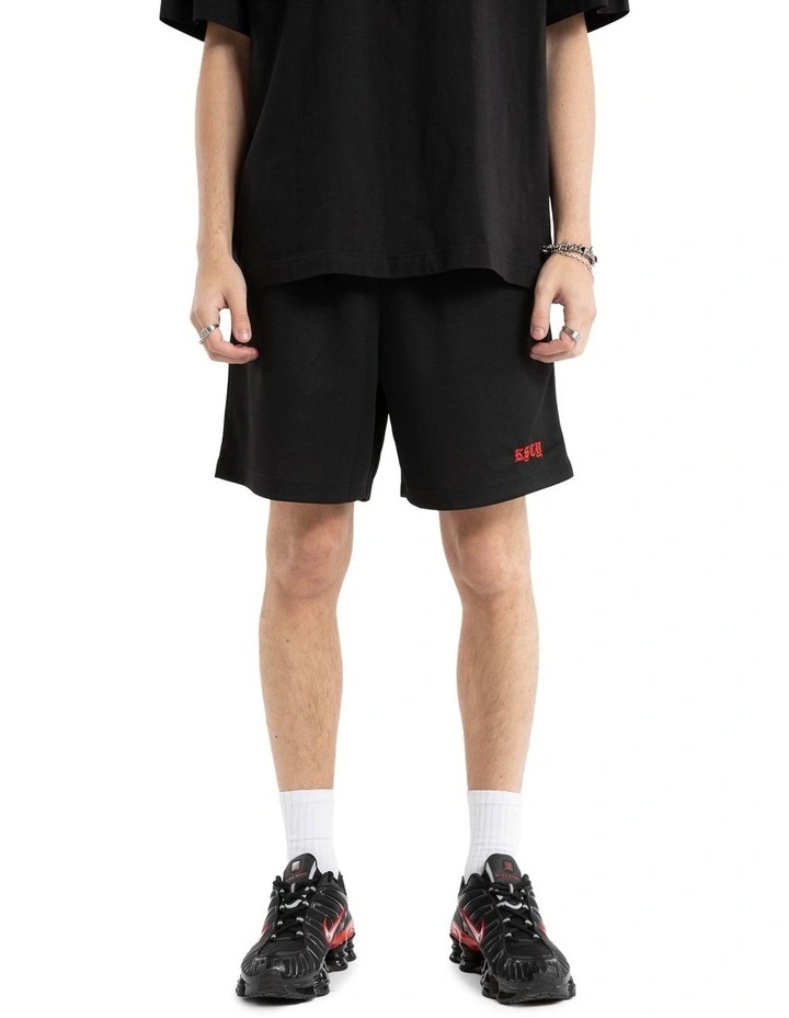 Two Step Basketball Shorts in Black image 5