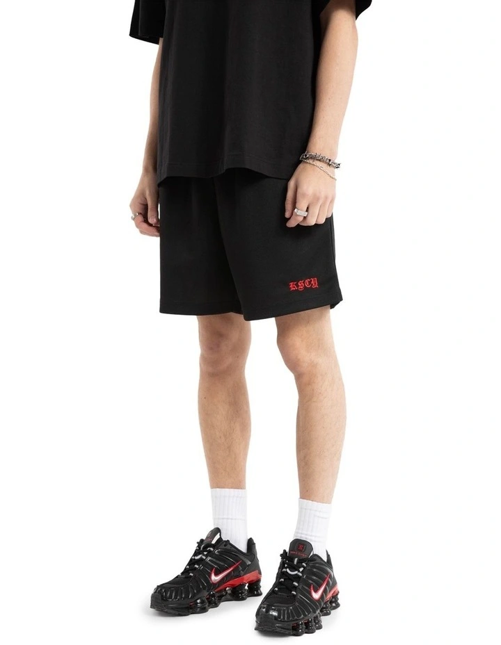 Two Step Basketball Shorts in Black image 6
