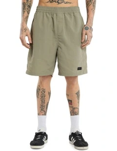 Mosh Baggy Swim Shorts in Slate Grey