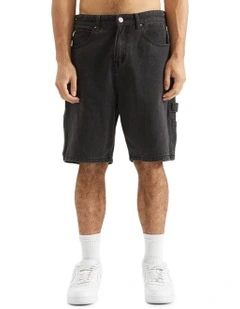 Built Carpenter Shorts in Black