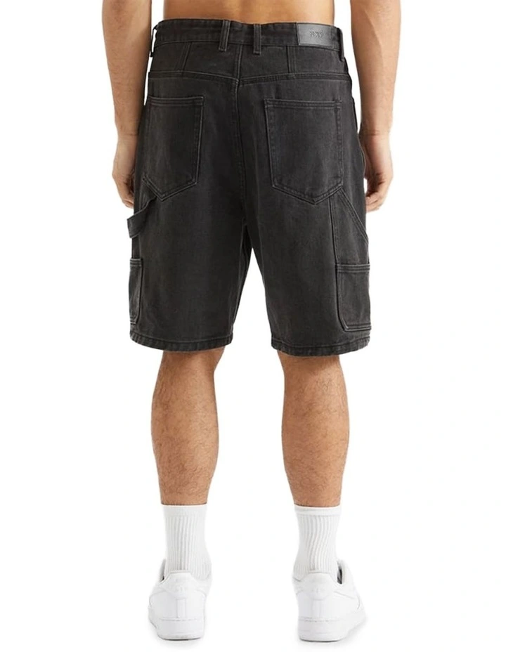 Built Carpenter Shorts in Black image 2