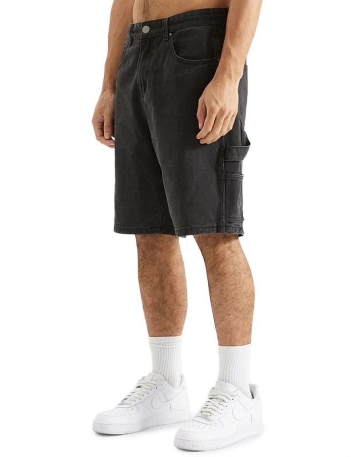Built Carpenter Shorts in Black image 3