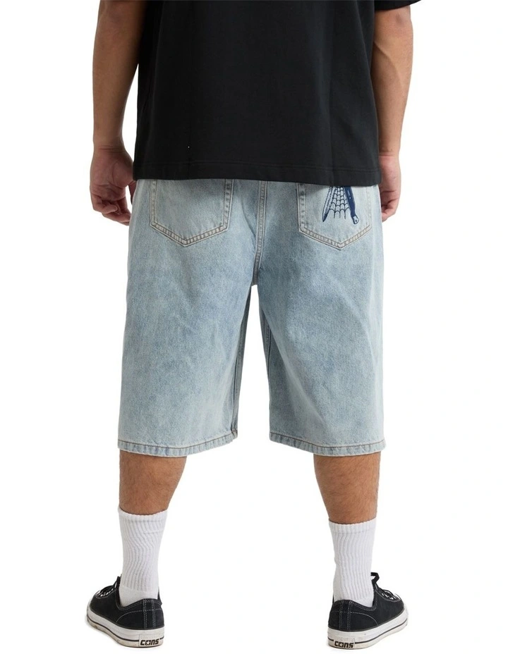 K7 Super Baggy Jorts in Blue image 2
