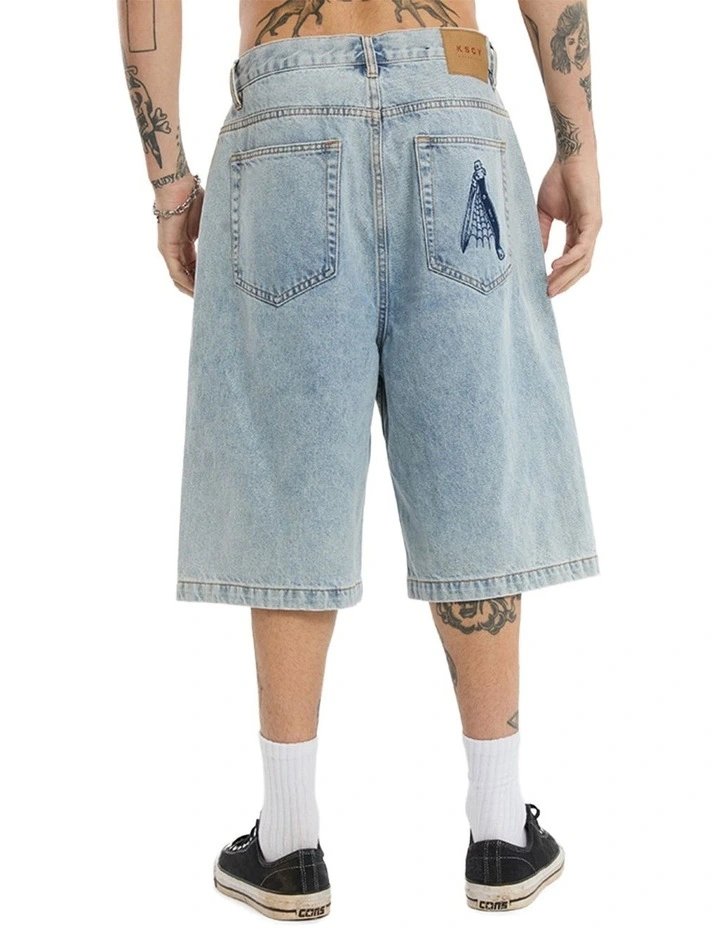 K7 Super Baggy Jorts in Blue image 5