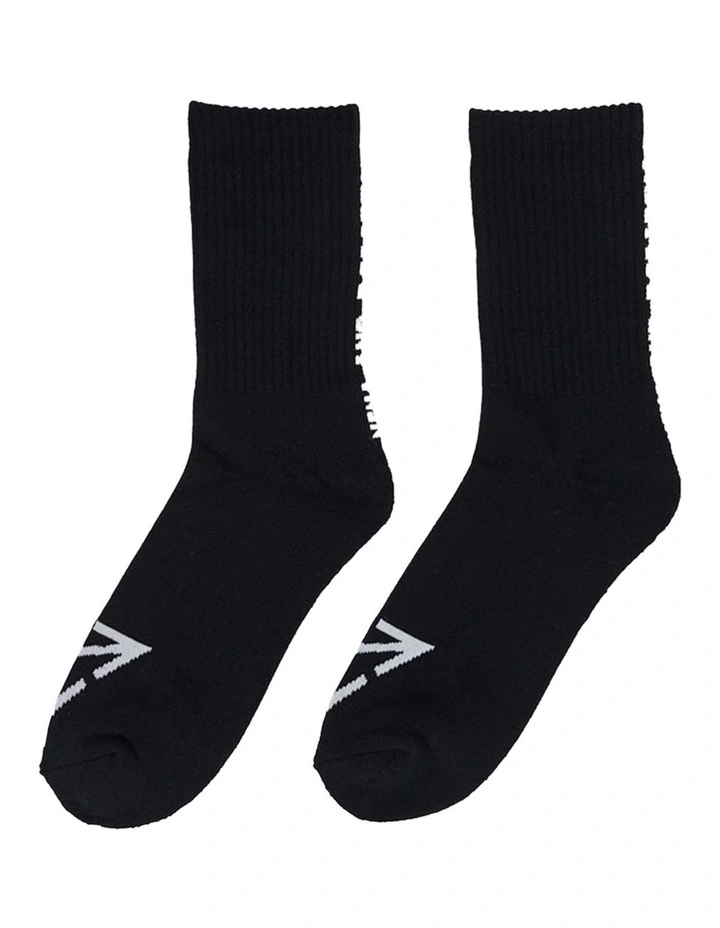 Training Mix Socks 2 Pack in Jet Black image 4