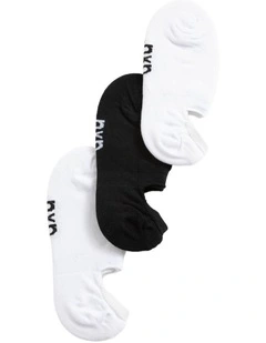 Nxp Invisible Socks 3 Pack in Multi