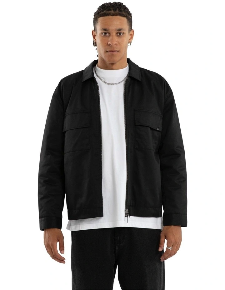 Frame Jacket in Black image 1