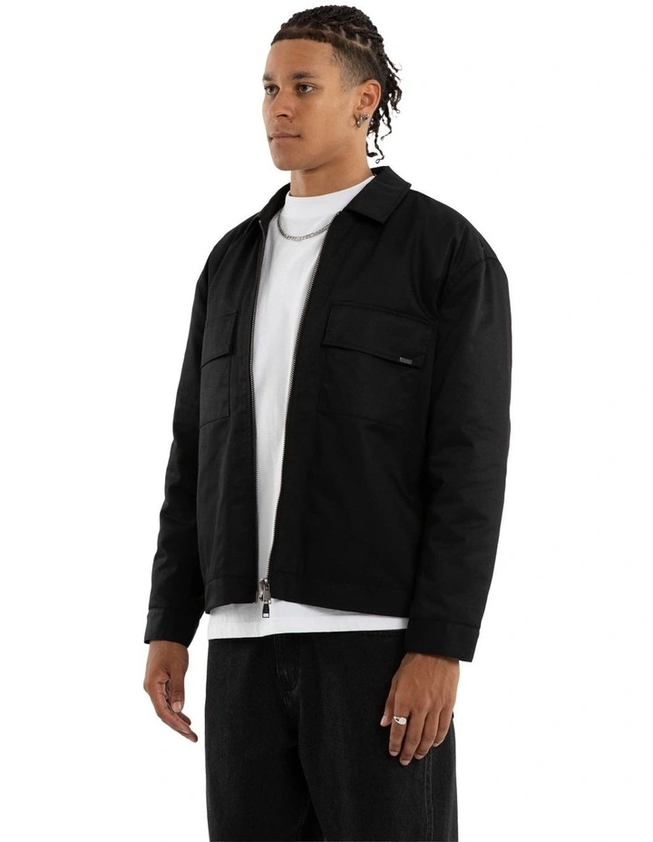 Frame Jacket in Black image 2