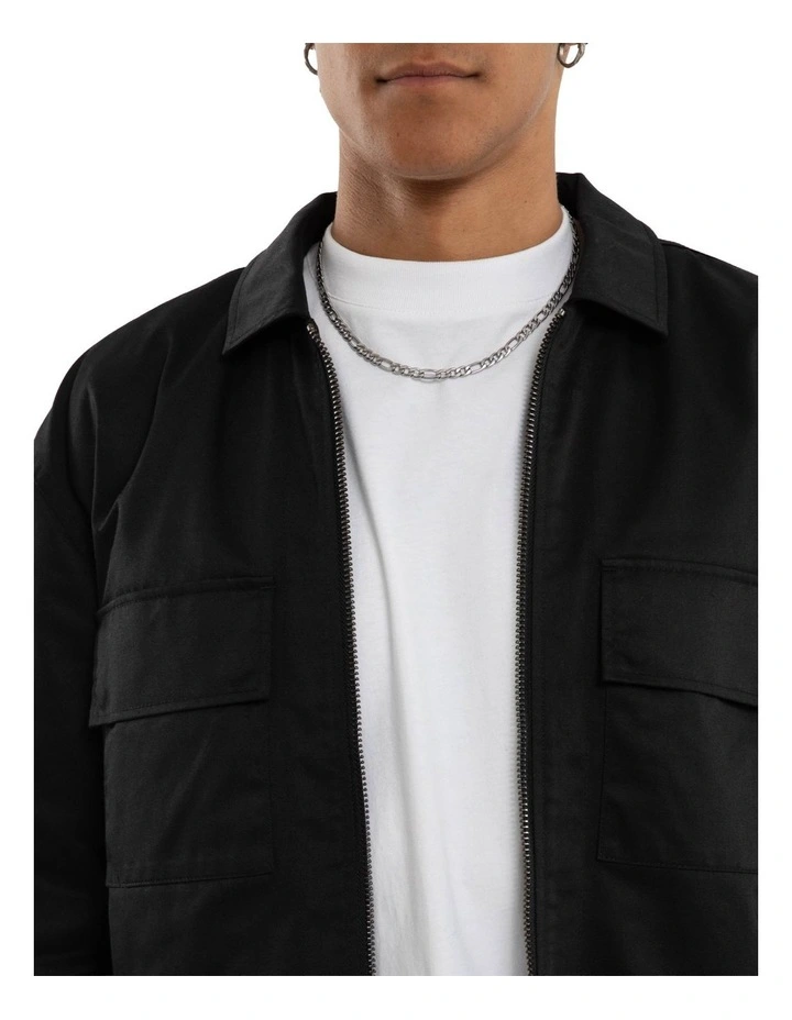 Frame Jacket in Black image 4