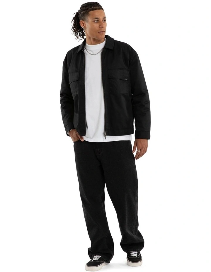 Frame Jacket in Black image 6