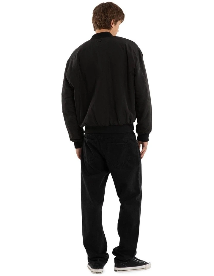 Realm Bomber Jacket in Black image 5