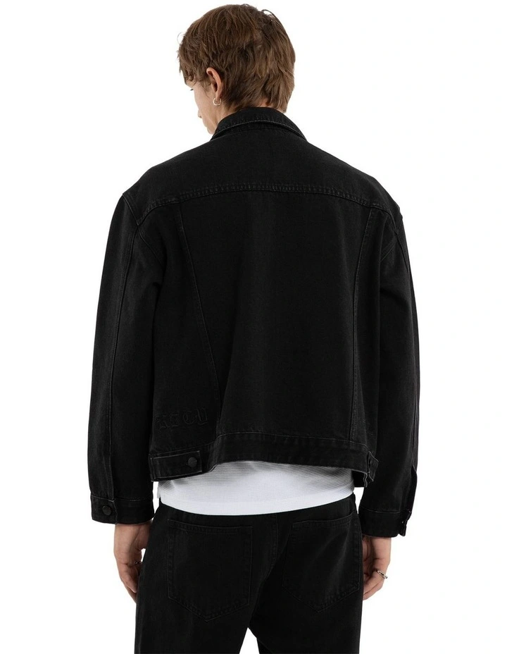 Expanse Denim Jacket in Black image 3