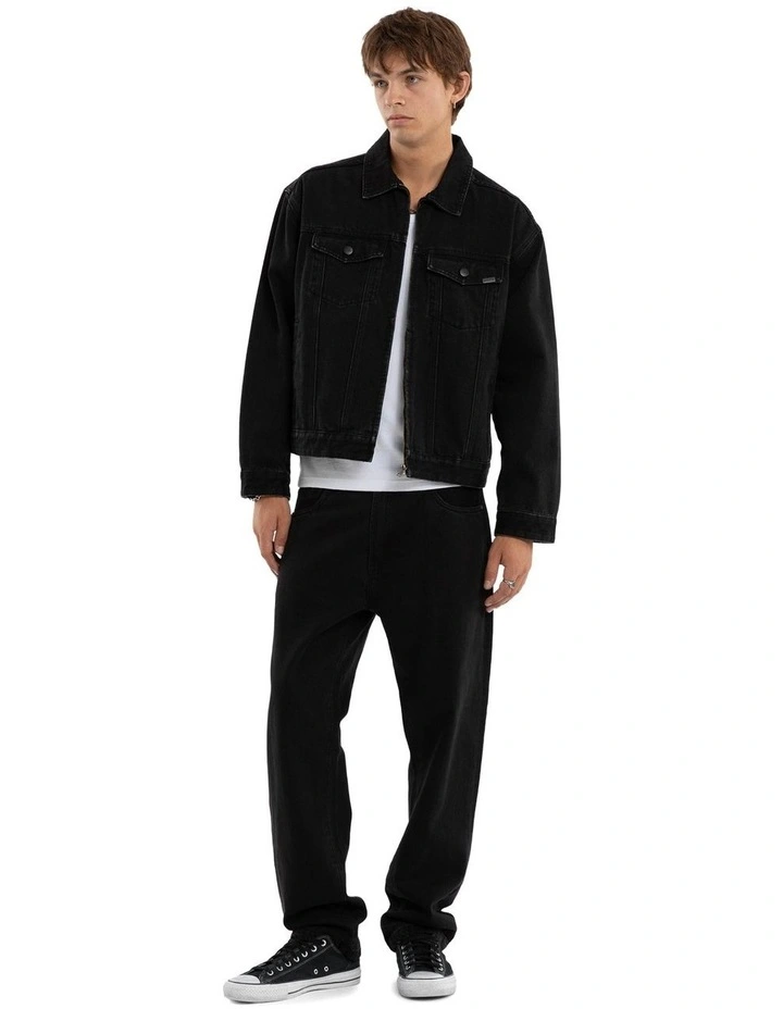 Expanse Denim Jacket in Black image 6