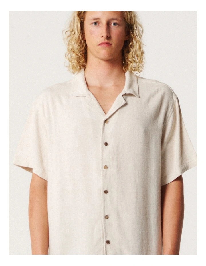 Ernie Resort Shirt in Oatmeal image 5