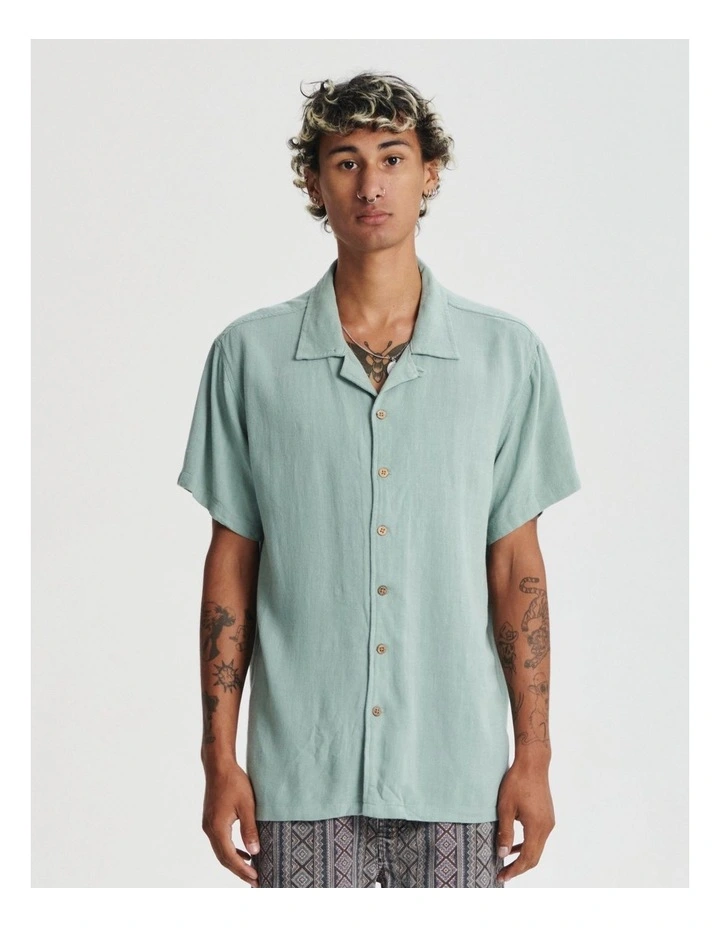 Ernie Resort Shirt in Sage image 1