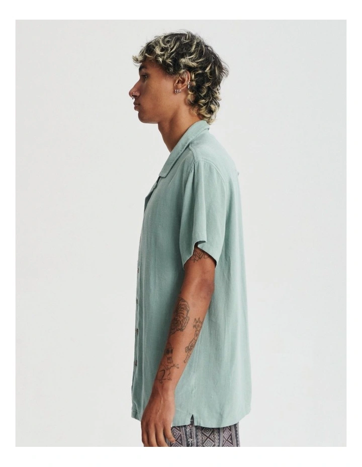 Ernie Resort Shirt in Sage image 3
