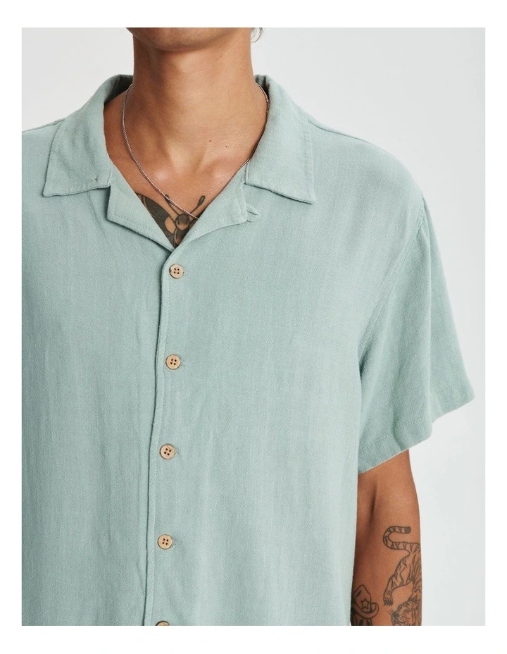 Ernie Resort Shirt in Sage image 5
