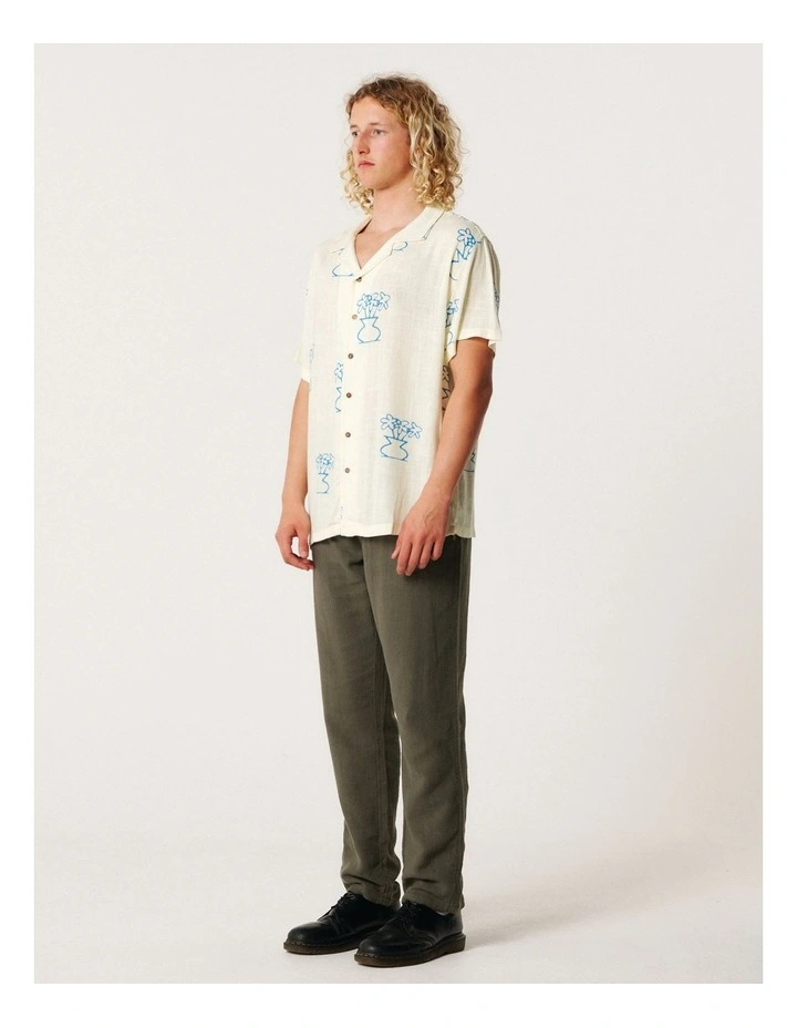 Mellow Resort Shirt in Ecru image 3